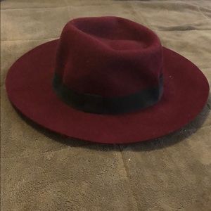Wide brim fedora